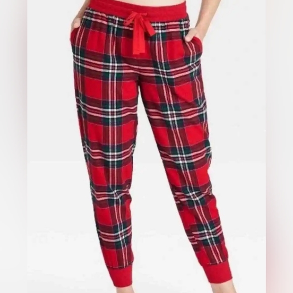 stars above Other - New Stars Above Perfect Cozy Flannel Red Plaid Pajama  bottom NWT